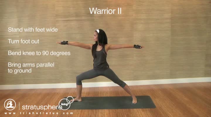 Stratusphere Yoga DVD: Warrior II