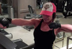 Trish Stratus' 45 min all-inclusive treadmill workout (as seen in Oxygen)