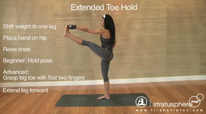 Stratusphere Yoga DVD: Extended Toe Hold