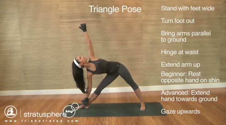 Stratusphere Yoga DVD: Triangle Pose