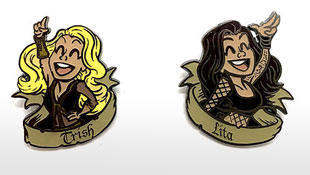 Limited edition Trish & Lita pin set sells out during WrestleMania Axxess