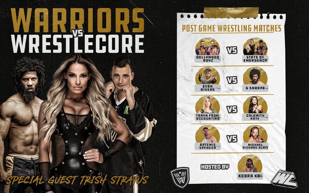 Meet Trish in Vancouver: Warriors, wrestling and Stratusfaction this Saturday!