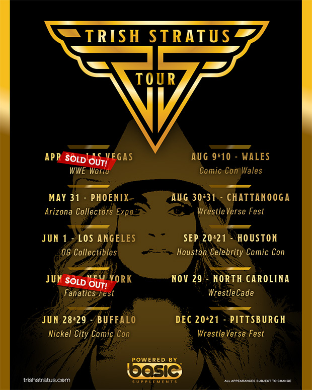 Trish Stratus 25th Anniversary Tour powered by Basic Supplements